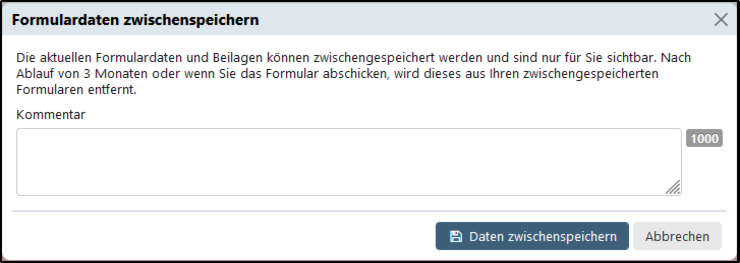 Zwischenspeichern